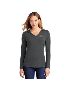District - Women's Perfect Tri Longsleeve Hooded T-shirt